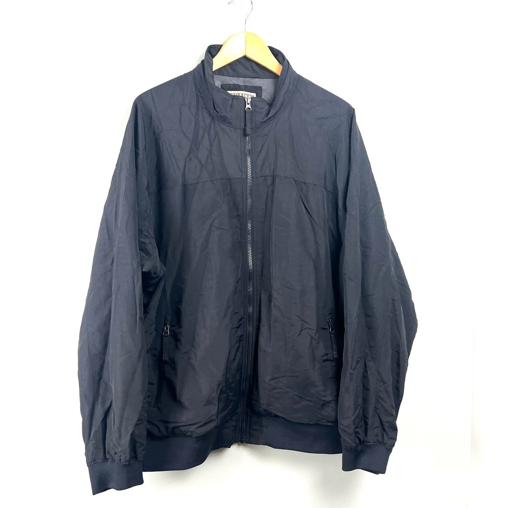 Duluth Trading Co Mens Black Nylon Lightweight Windbreaker XL Gorpcore Casual